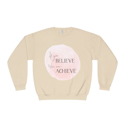 Inspirational Crewneck Sweatshirt, Motivational Wear, Gift for Her, Cozy Fashion, Positive Quote Apparel, Everyday Comfort