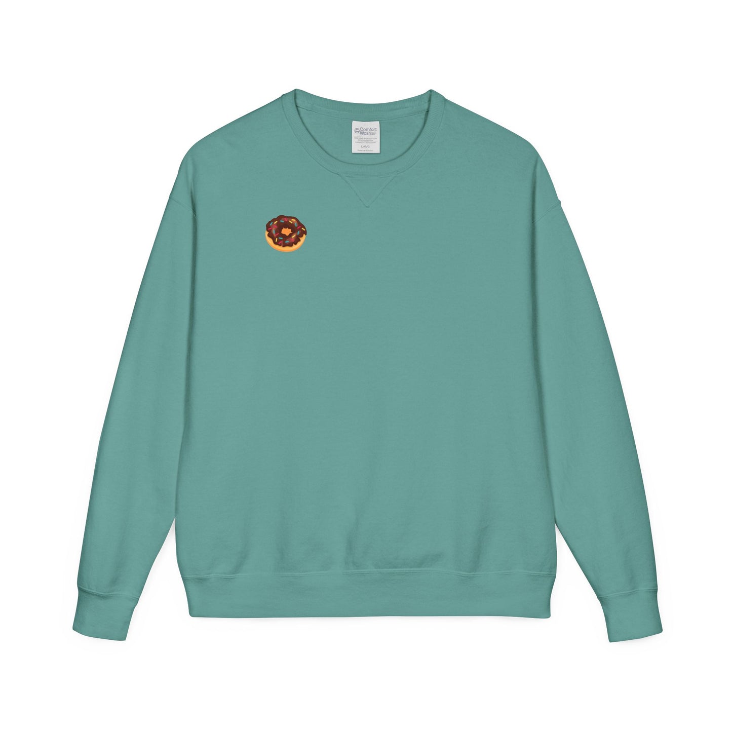 Cozy Donut Graphic Sweatshirt - Perfect for Food Lovers, Casual Outings, Birthdays, Winter Fashion, Gift Idea