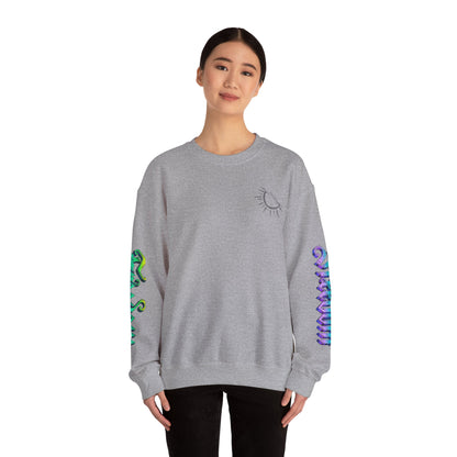 Sunshine & Swirls Crewneck Sweatshirt, Cozy Winter Wear, Casual Fashion Graphic Sweatshirt, Perfect Gift for Friends & Family, [...]