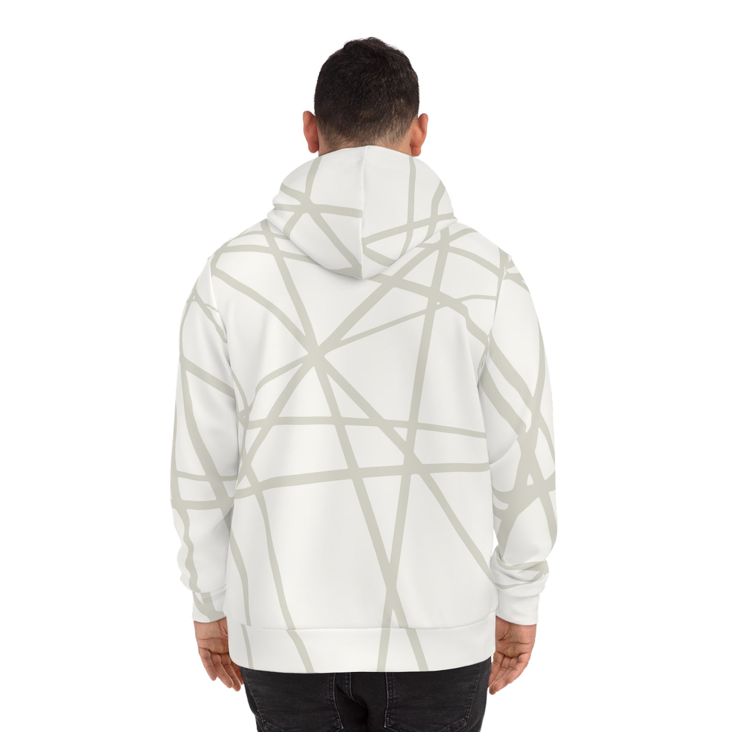 Modern Abstract Hoodie, Cozy Casual Wear, Trendy Pullover, Streetwear Gift, Stylish Layering Option