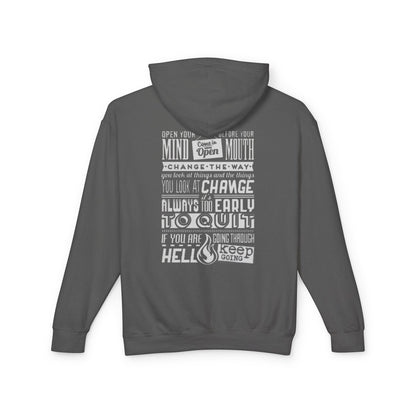 Motivational  Lightweight Hooded Sweatshirt - Change Your Mindset, Inspirational Gift, Everyday Wear, Perfect for Relaxation, [...]