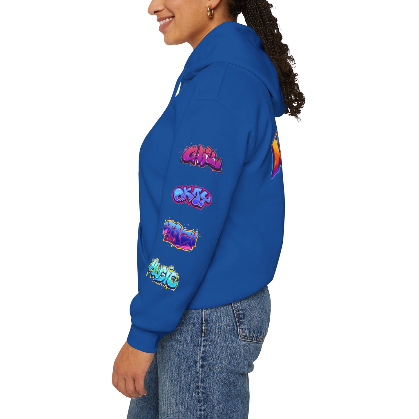 Graffiti Art  Hoodie - Cozy Streetwear, Unique Gift for Art Lovers, Perfect for Festivals, Casual Wear, Cool Graphic Sweatshirt