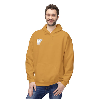 Cozy Movie Night Hoodie, Softstyle Fleece Sweatshirt, Perfect for Film Buffs, Gift Idea for Movie Lovers, Casual Wear for Home & Cinema