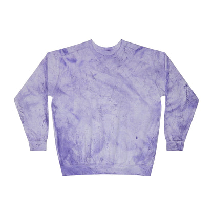 Color Blast  Crewneck Sweatshirt, Tie-Dye Pullover, Casual Hoodie, Trendy Gift for Her, Spring Fashion, Cozy Sweater