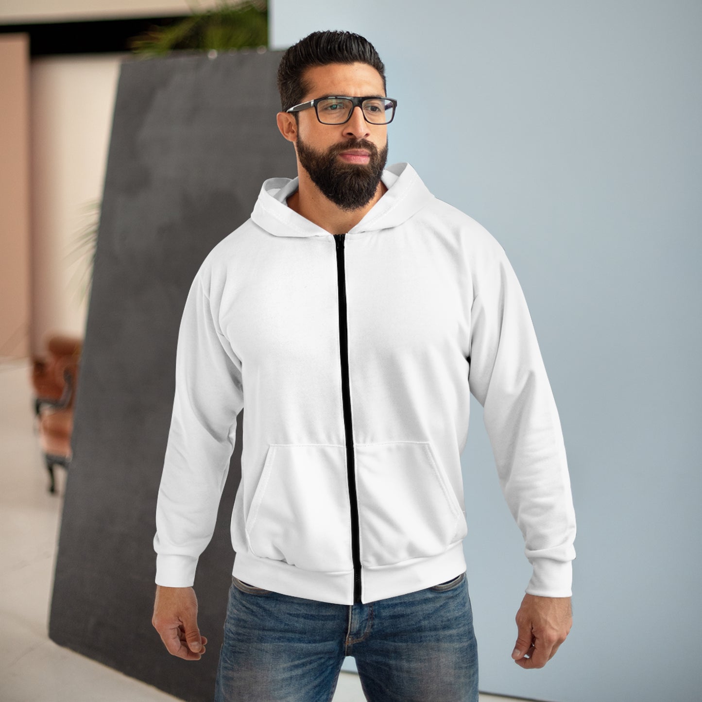 Cozy Zip Hoodie, Perfect for Casual Outings, Gift for Friends, Comfortable Layering, Ideal for All Seasons