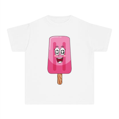 Youth Pop Art Ice Cream Tee, Fun Summer Tee, Kids Graphic T-Shirt, Cute Gift for Kids, Ice Cream Lovers Apparel