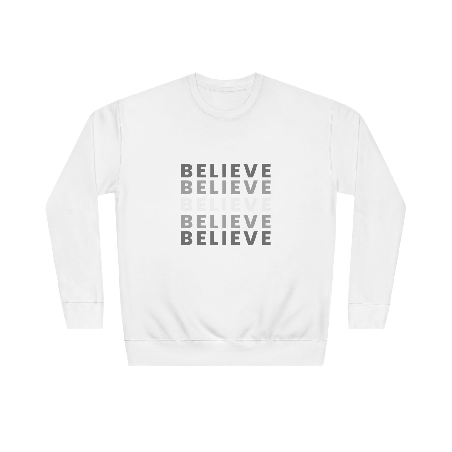 Believe Crew Sweatshirt | Cozy  Sweatshirt for Casual Comfort | Motivational Gift for Friends and Family, Daily Wear, [...]