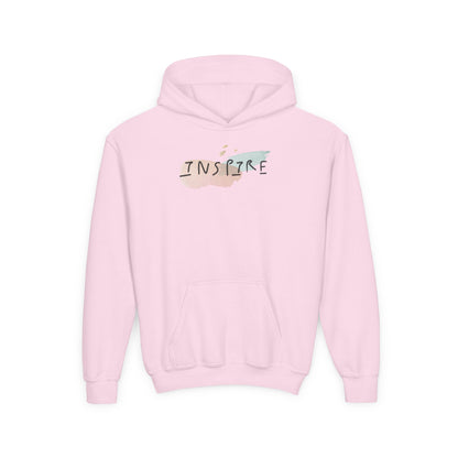 Inspire Youth Hoodie - Cozy Sweatshirt for Teens, Inspirational Gift, Casual Outfit, Schoolwear, Birthday Present
