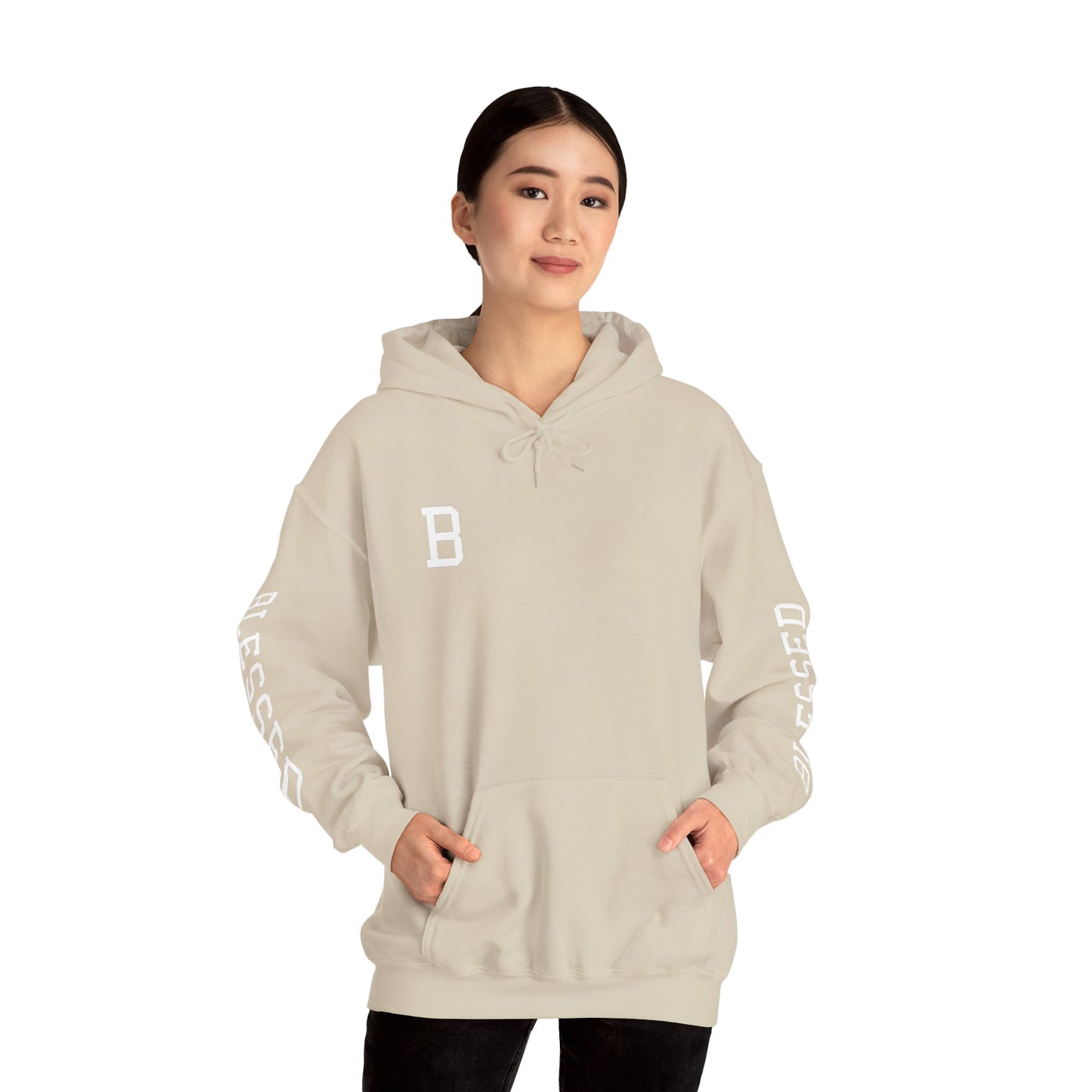 Blessed  Hoodie - Cozy Sweatshirt Gift for Friends, Family, Comfortable Lounge Wear, Faith-Inspired Apparel, Perfect for [...]
