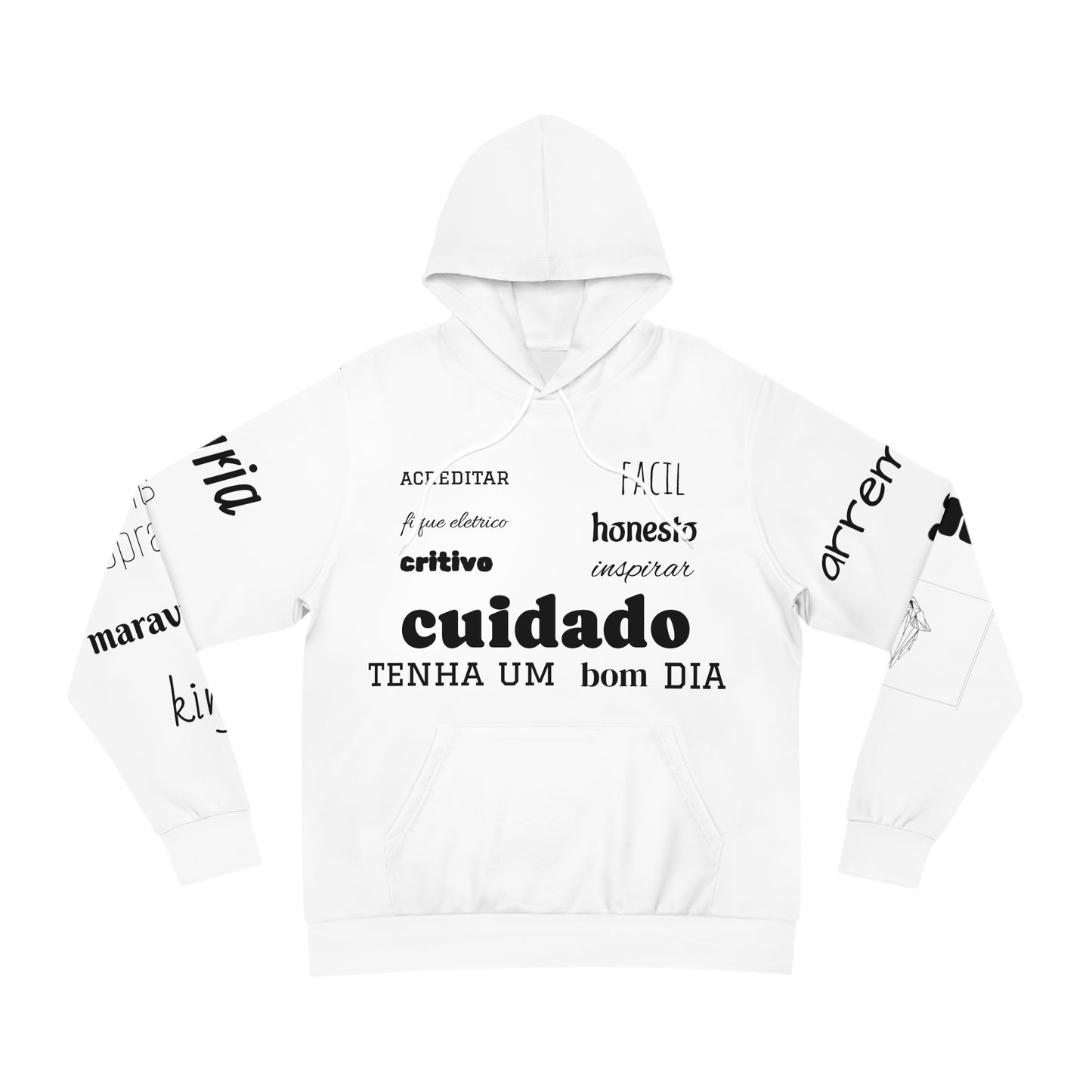 Stylish Inspirational Hoodie,  Cozy Sweatshirt, Everyday Wear, Gift for Friends, Motivational Apparel