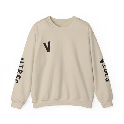 Vibes  Heavy Blend™ Crewneck Sweatshirt - Cozy, Casual, Trendy, Gift for Her/Him, Perfect for Fall/Winter