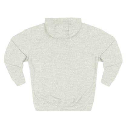 Inspiring Three-Panel Fleece Hoodie, Cozy Pullover, Motivational Gift, Everyday Wear, Layering Essential