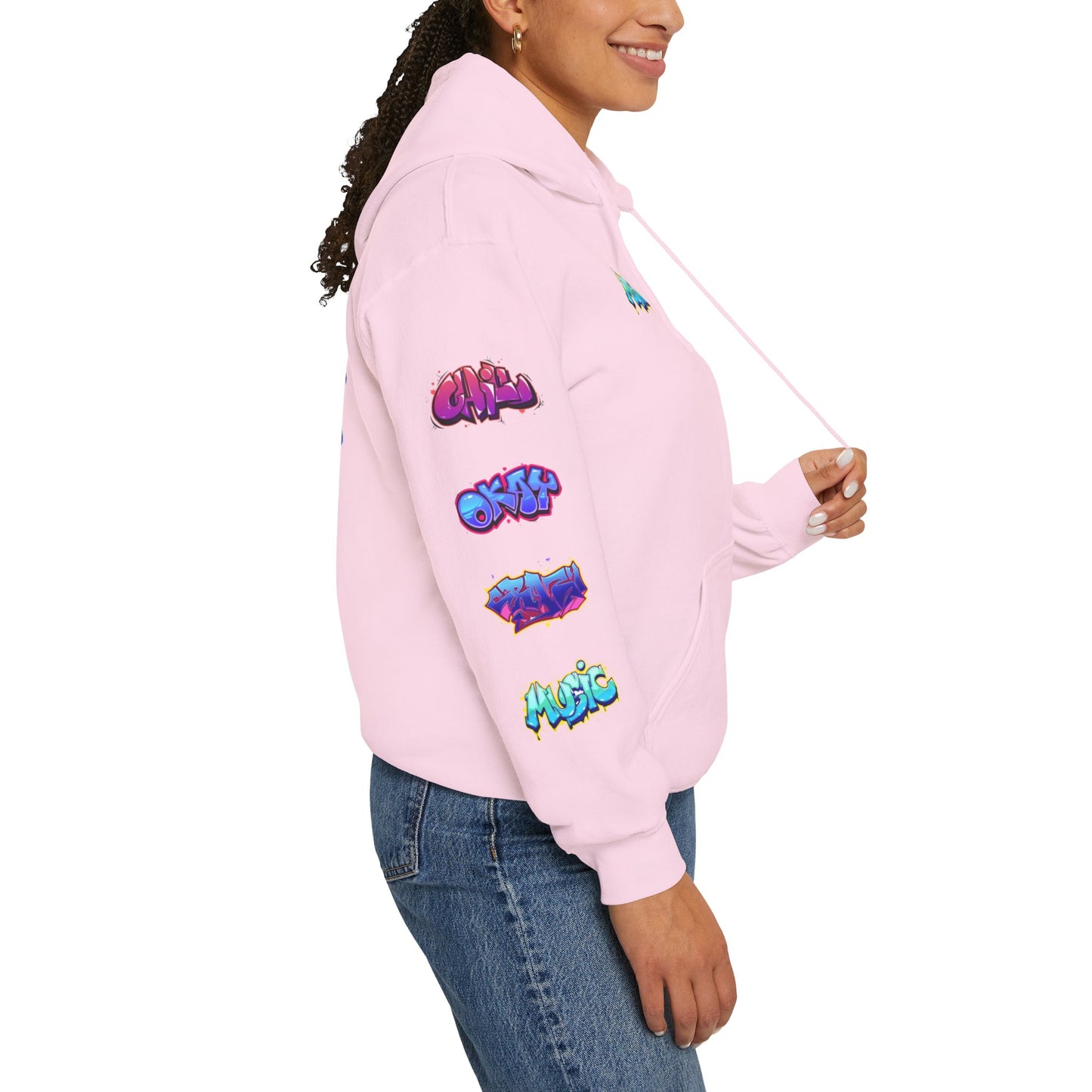 Graffiti Art  Hoodie - Cozy Streetwear, Unique Gift for Art Lovers, Perfect for Festivals, Casual Wear, Cool Graphic Sweatshirt