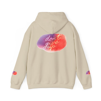 keep going design Heavy Blend™ Hooded Sweatshirt