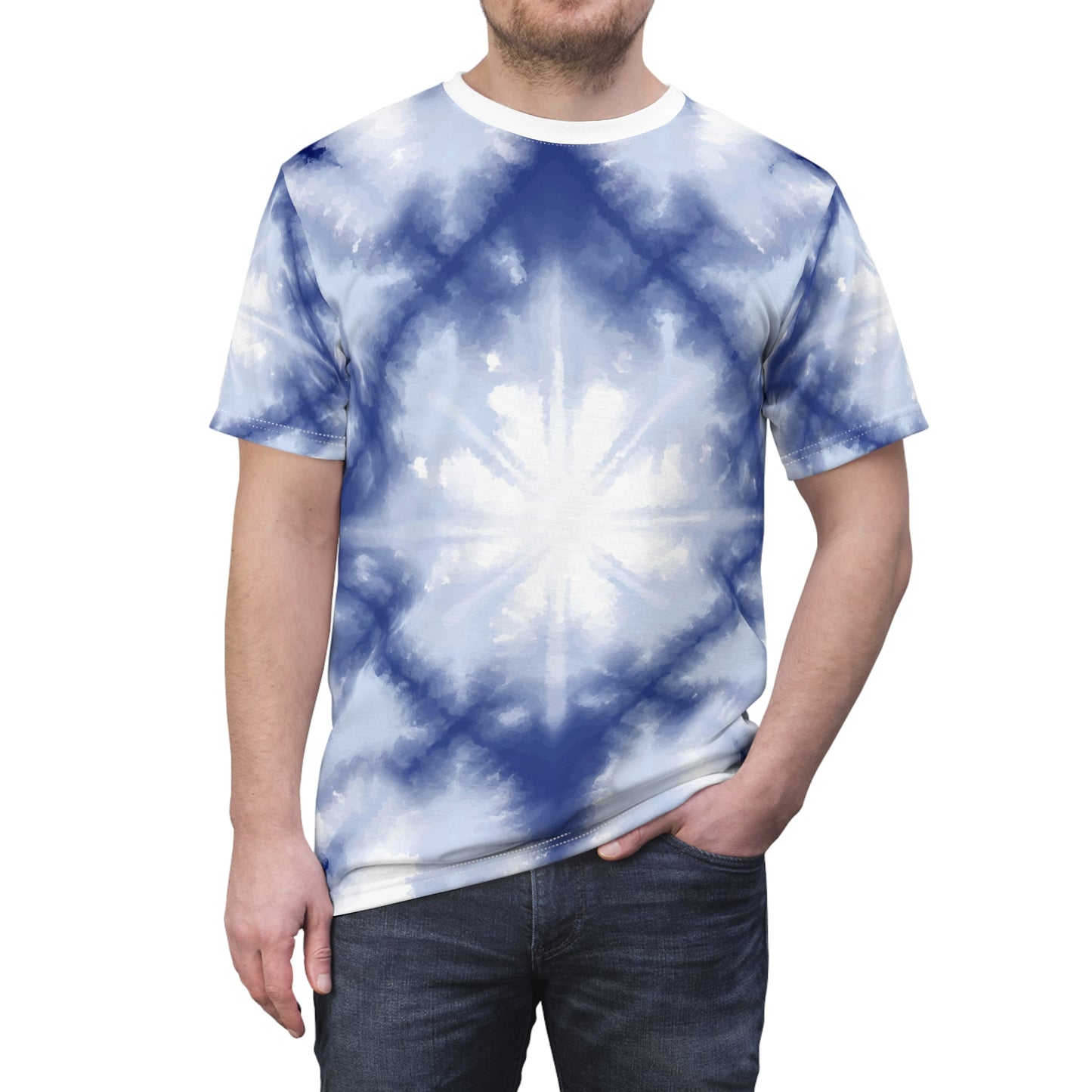 Tie-Dye  Tee for Trendy Casual Wear, Perfect Gift for Birthdays, Festivals, Summer Outfits, Beach Days