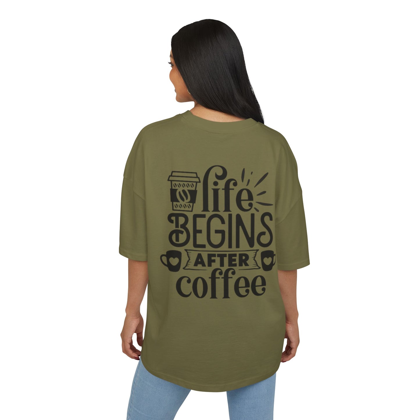 Life Begins After Coffee Box Tee,  Graphic T-Shirt, Casual Coffee Lover Apparel, Gift for Coffee Enthusiasts, Comfortable [...]