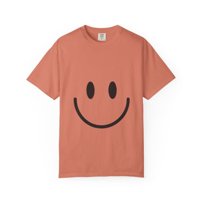 Smiley Face  T-Shirt, Fun Graphic Tee, Casual Wear, Gift for Friends, Positive Vibes Shirt, Happy Birthday Gift, Summer Essentials