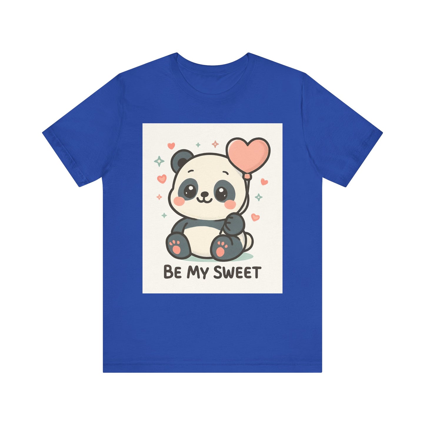 Cute Panda Tee, Be My Sweet T-Shirt, Gift for Animal Lovers, Kids and Adults,  Casual Wear, Cute Animal Tee