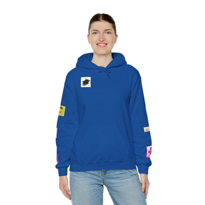 Colorful Graphic Hoodie, Fun Streetwear Sweatshirt,  Fashion, Casual Wear, Unique Gift, Trendy Apparel