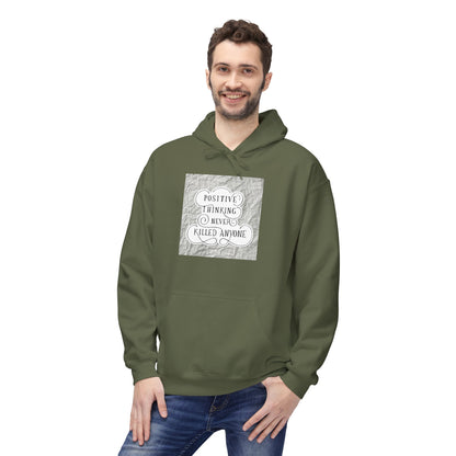 Positive Vibes  Fleece Hoodie | Cozy, Casual Apparel for Friends, Gift for Occasions, Perfect for Everyday Wear