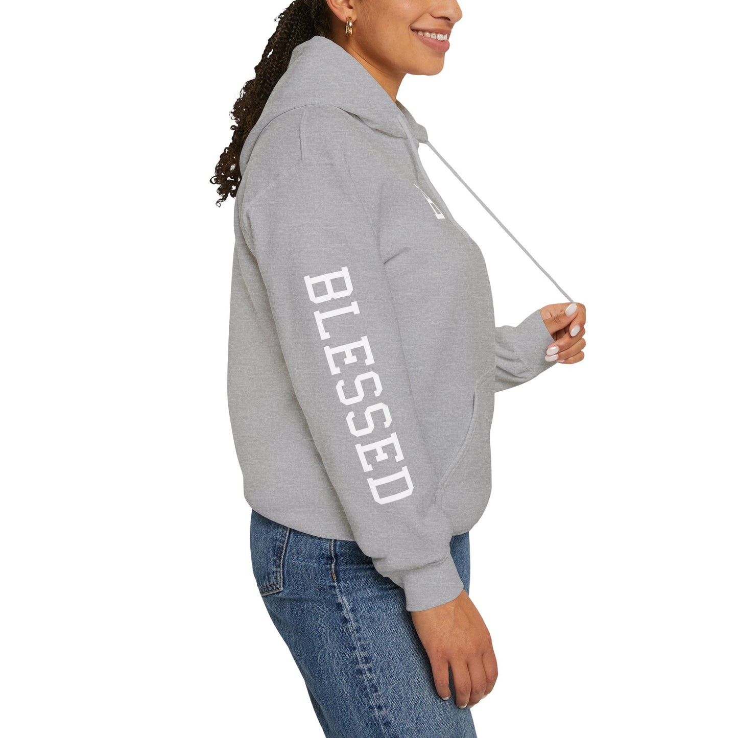 Blessed  Hoodie - Cozy Sweatshirt Gift for Friends, Family, Comfortable Lounge Wear, Faith-Inspired Apparel, Perfect for [...]