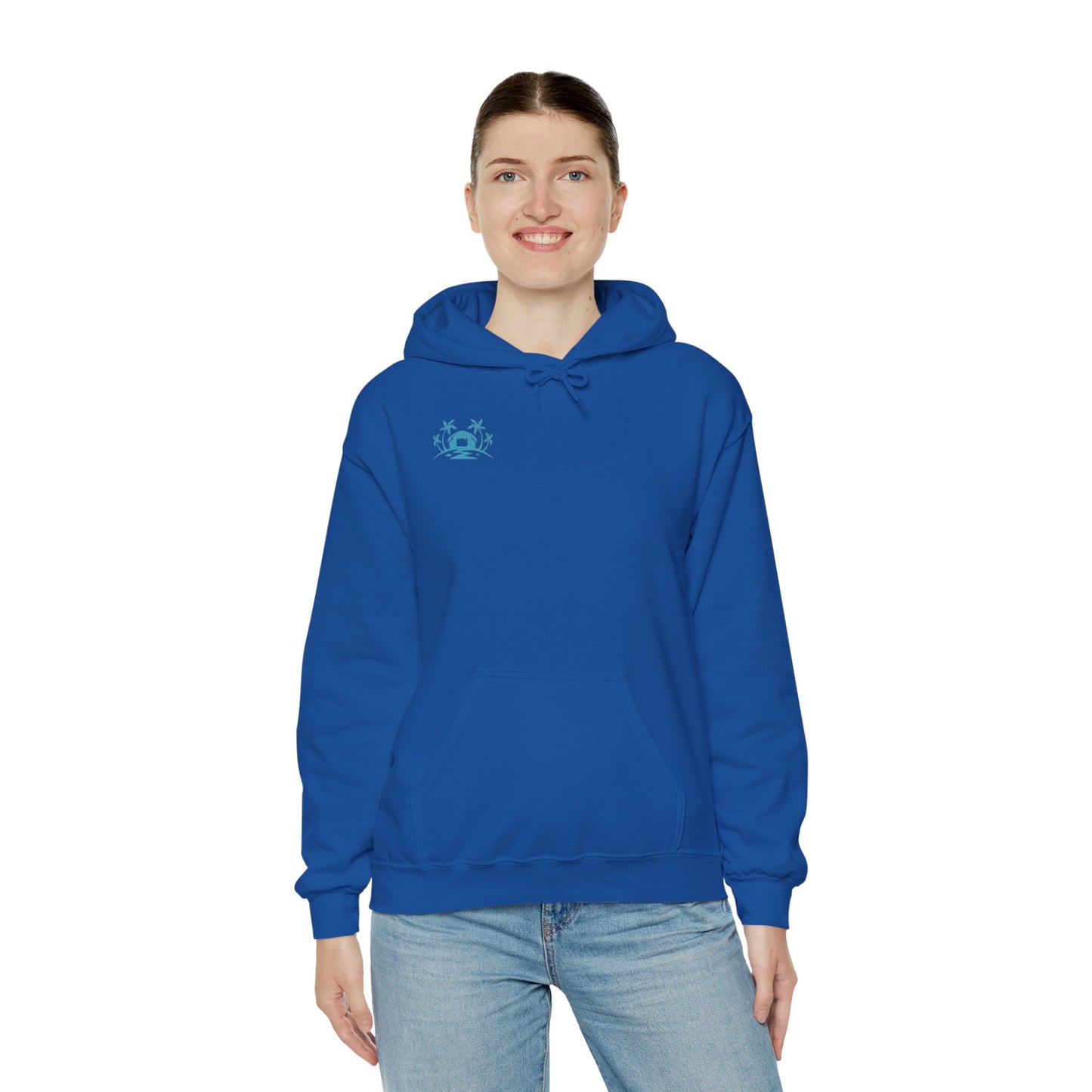 Cozy Star Emblem  Hooded Sweatshirt - Perfect Gift for Friends, Casual Wear, Outdoor Activities, Cozy Layering, Winter Essentials