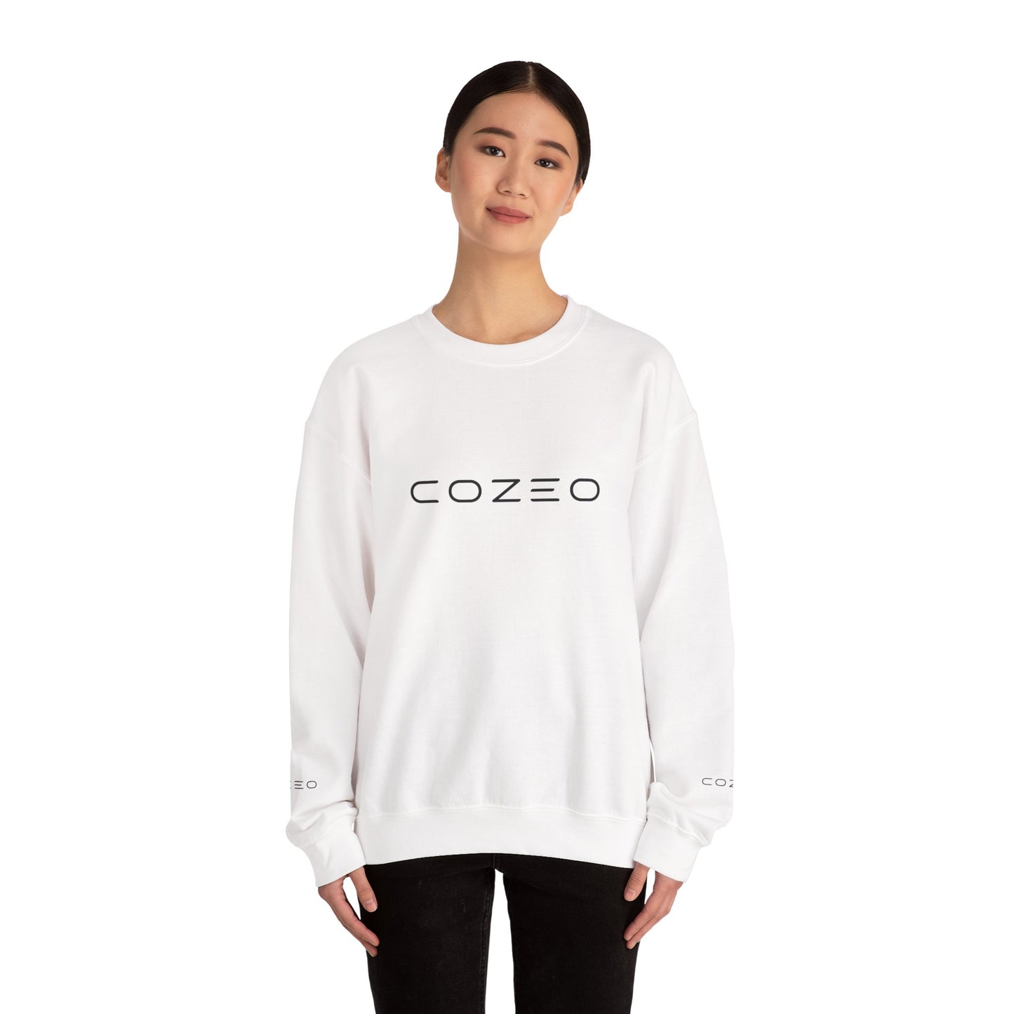 Cozeo Embroidered Chest Crewneck Sweatshirt