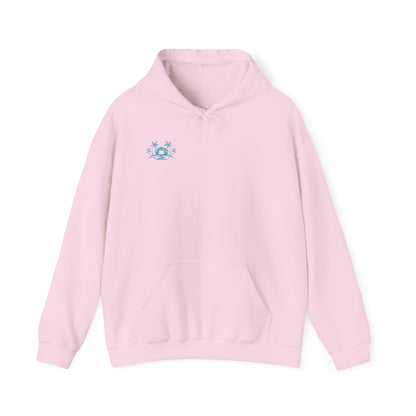 Cozy Star Emblem  Hooded Sweatshirt - Perfect Gift for Friends, Casual Wear, Outdoor Activities, Cozy Layering, Winter Essentials