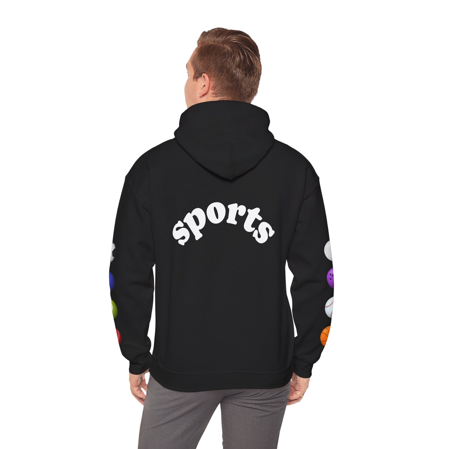 Sports-Themed Hoodie, Perfect for Athletes, Gifts for Sports Lovers, Cozy Sweatshirt for Game Days, Casual Wear