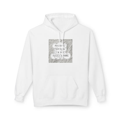 Positive Vibes  Fleece Hoodie | Cozy, Casual Apparel for Friends, Gift for Occasions, Perfect for Everyday Wear