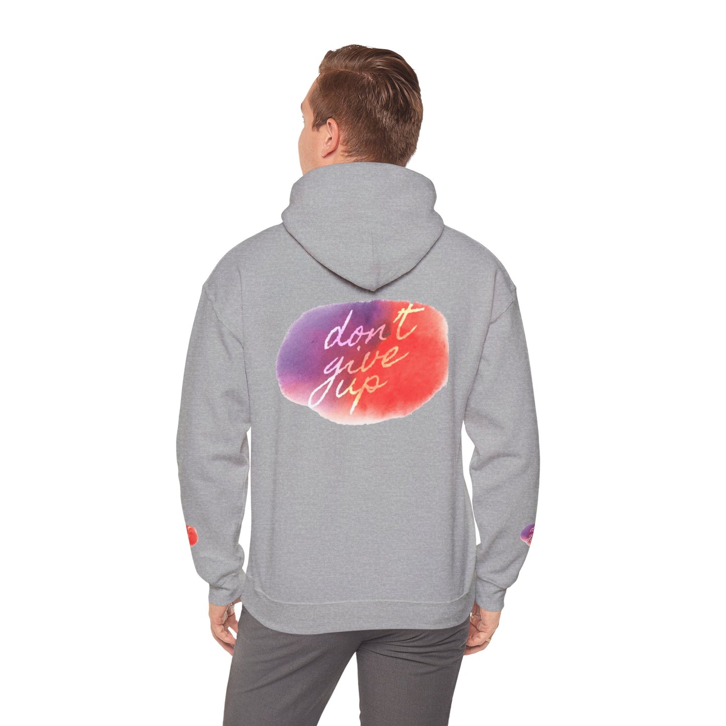 keep going design Heavy Blend™ Hooded Sweatshirt