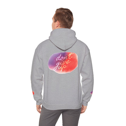 keep going design Heavy Blend™ Hooded Sweatshirt