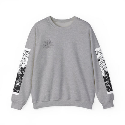 Floral Print Crewneck Sweatshirt, Cozy Sweatshirt, Casual Wear, Perfect Gift, Spring Fashion, Everyday Comfort