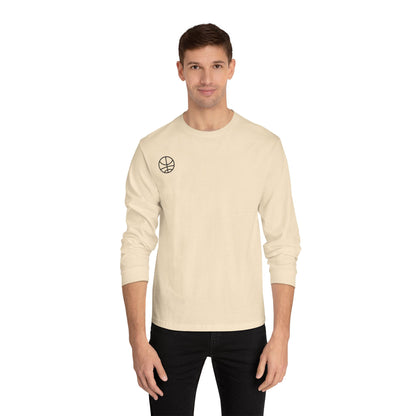 Minimalist Graphic Long Sleeve T-Shirt,  Casual Wear, Everyday Comfort, Stylish Layering Essential, Gift for Friends