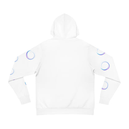 Trendy Circle Pattern Hoodie, AOP Sweatshirt, Casual Wear, Gift for Her, Unique Fashion, Cozy Winter Apparel