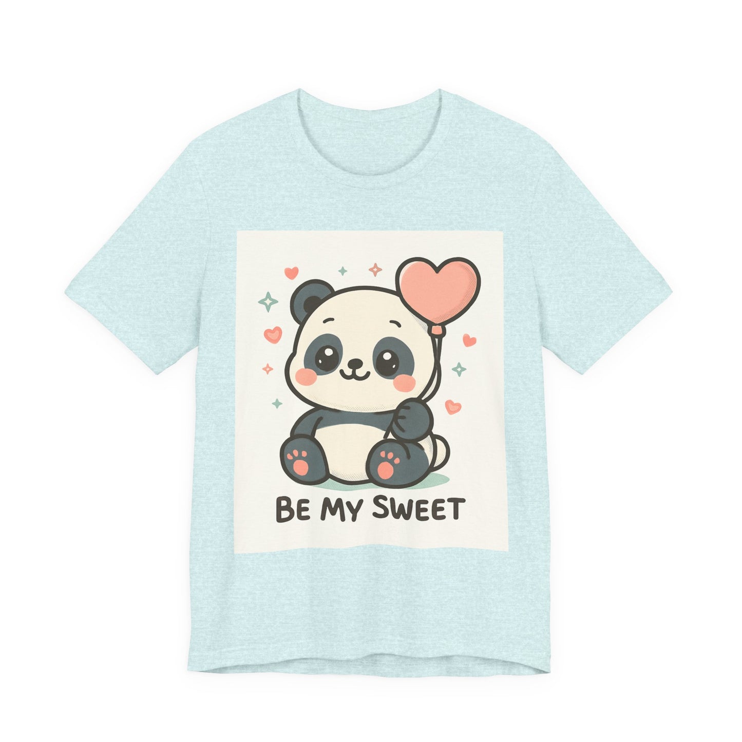 Cute Panda Tee, Be My Sweet T-Shirt, Gift for Animal Lovers, Kids and Adults,  Casual Wear, Cute Animal Tee