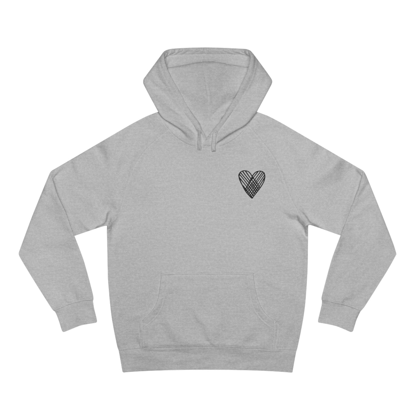Heart Pattern  Hoodie