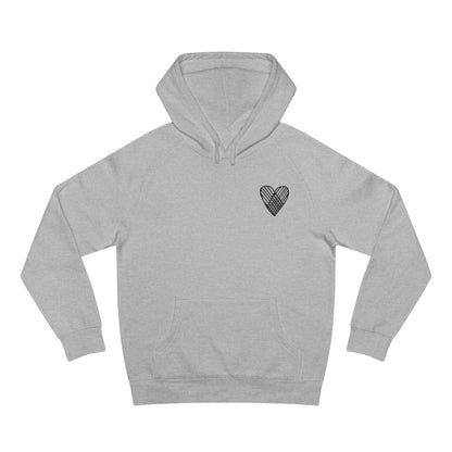 Heart Pattern  Hoodie