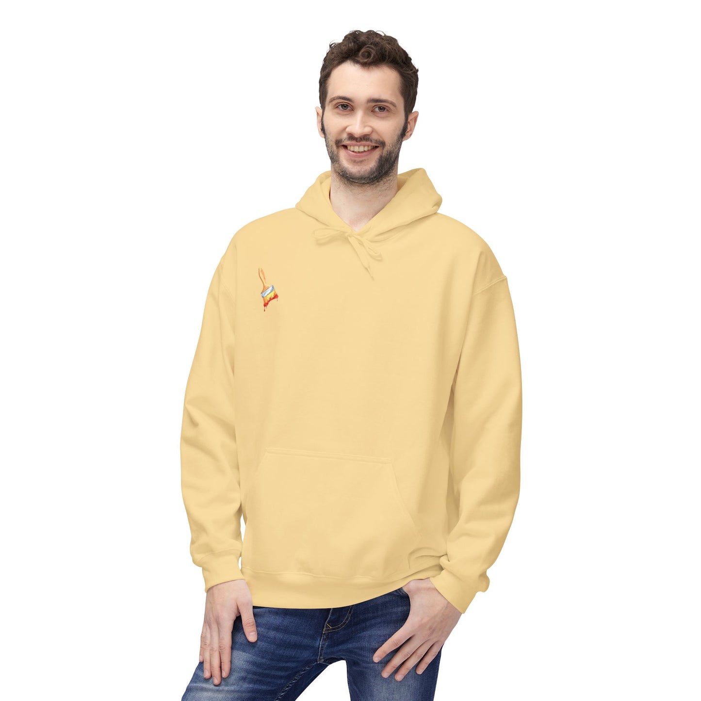 Colorful Artistic Fleece Hoodie |  Sweatshirt for Creative Souls, Cozy Gift for Art Lovers, Enjoy Comfort in Style