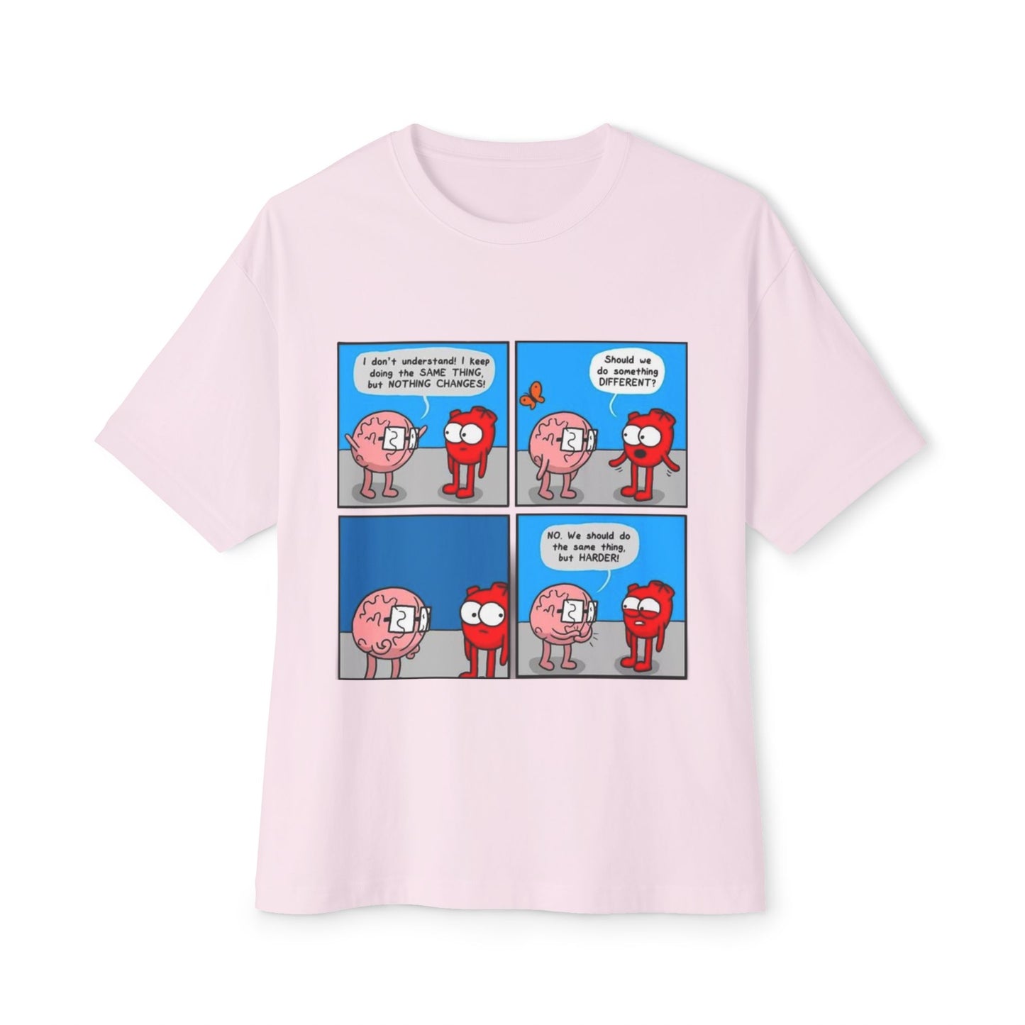 Whimsical Graphic Tee, Funny Quote Shirt, Gift for Him/Her, Casual Style, Everyday Wear, Cute Cartoon Art Tee