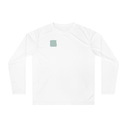 Performance Long Sleeve Shirt, Athletic Wear, Sports Top, Casual Outfit, Workout Shirt, Gift for Fitness Lovers