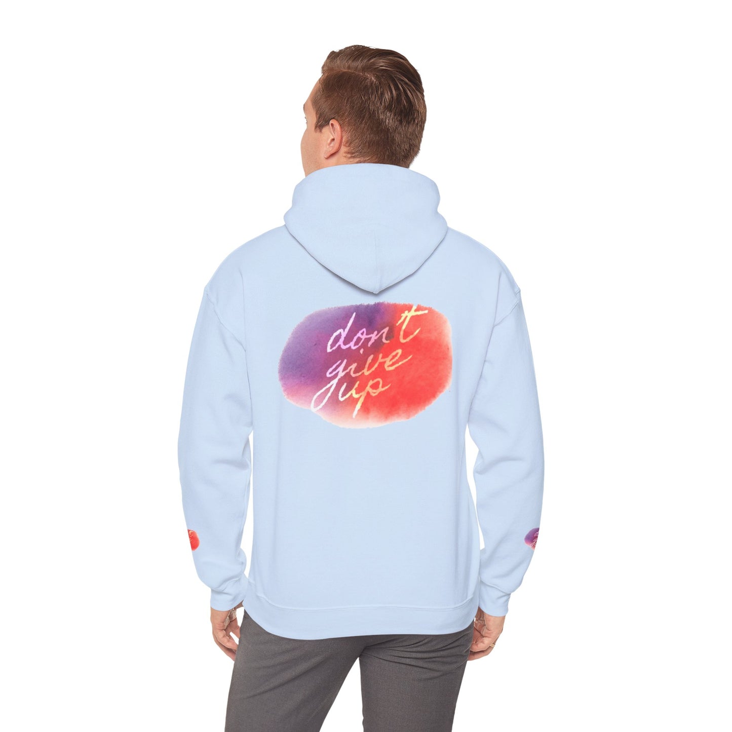 keep going design Heavy Blend™ Hooded Sweatshirt