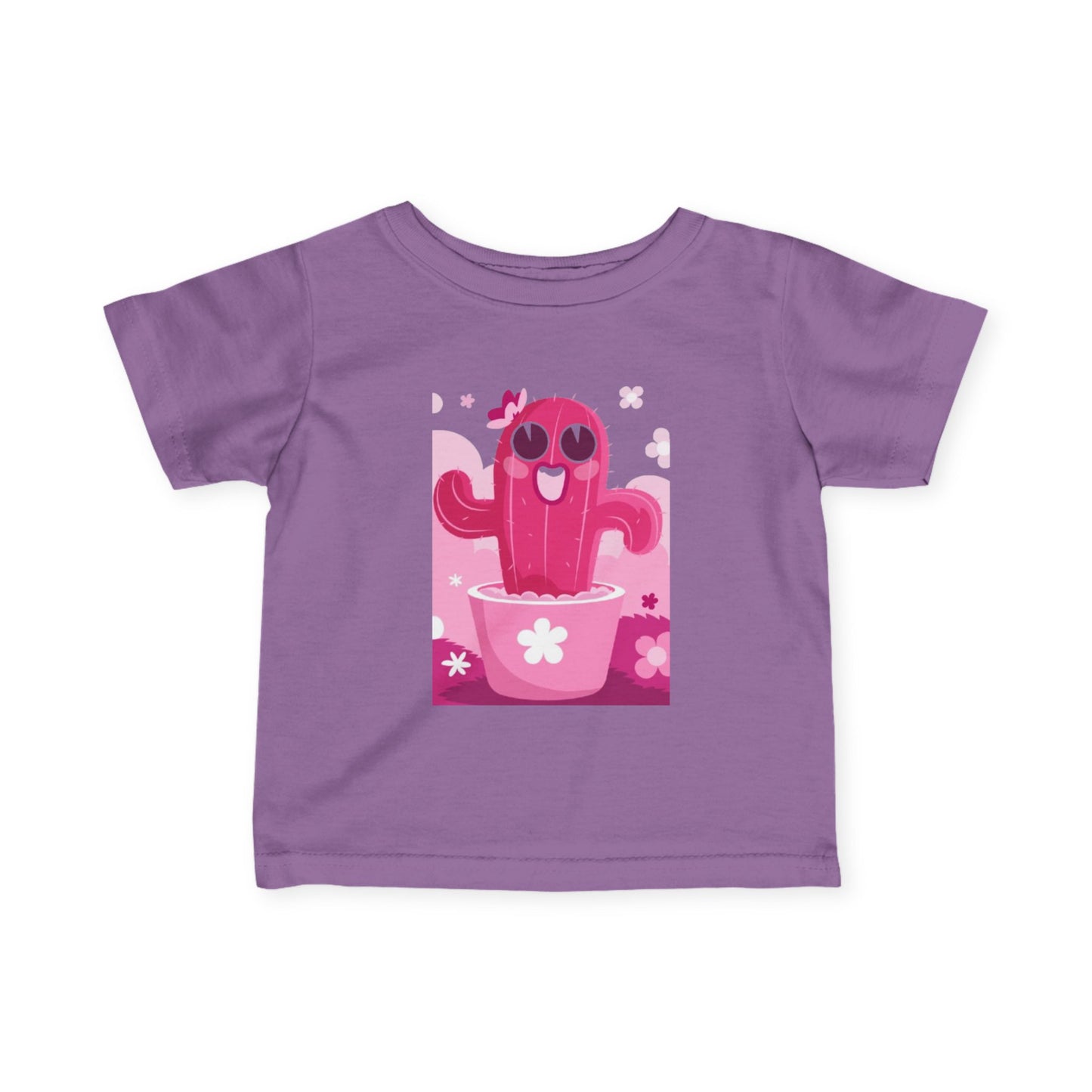 Cute Cactus Infant Tee, Baby Shower Gift, Toddler Summer Shirt, Kids Apparel, Birthday Gift for Boys and Girls, Playful Toddler Outfit