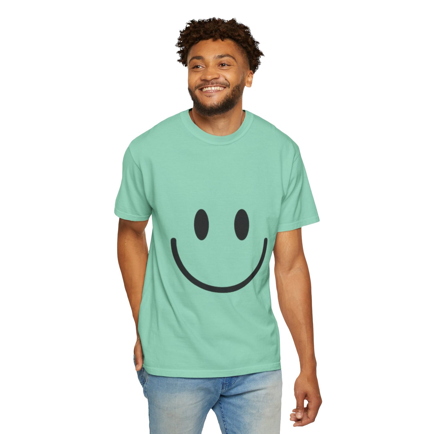 Smiley Face  T-Shirt, Fun Graphic Tee, Casual Wear, Gift for Friends, Positive Vibes Shirt, Happy Birthday Gift, Summer Essentials
