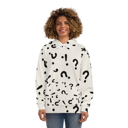 Playful Patterned Hoodie, Trendy Sweatshirt, Gift for Teens, Casual Wear, Unique Statement Piece