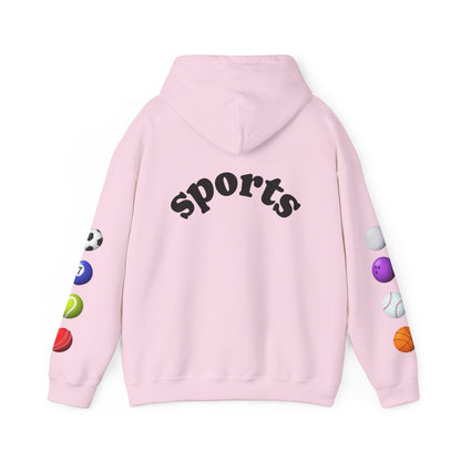 Sports-Themed Hoodie, Perfect for Athletes, Gifts for Sports Lovers, Cozy Sweatshirt for Game Days, Casual Wear