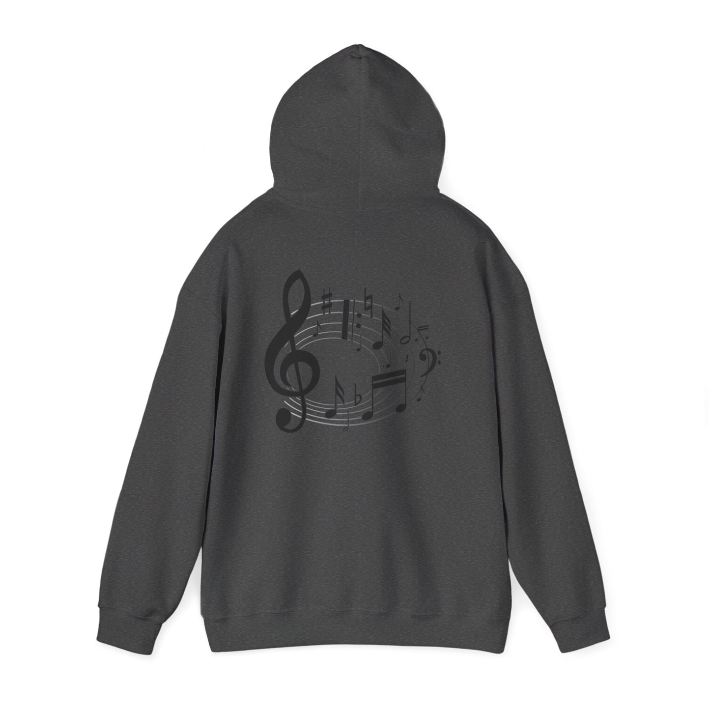 Music Lovers  Hooded Sweatshirt – 'Without Music, Life Would Be a Mistake'