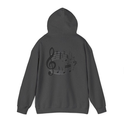 Music Lovers  Hooded Sweatshirt – 'Without Music, Life Would Be a Mistake'