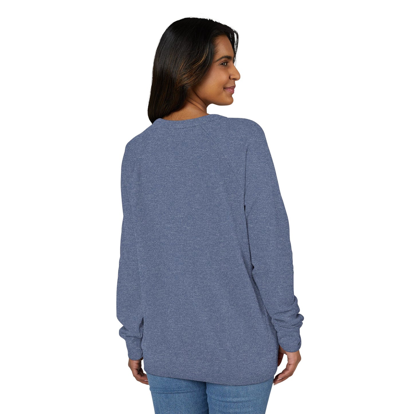 French Terry Raglan Crewneck Sweatshirt, Cozy Casual Wear, Perfect for Lounging, Gift for Him and Her, Everyday Comfort