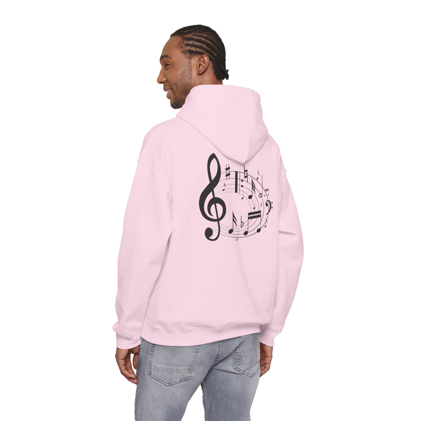 Music Lovers  Hooded Sweatshirt – 'Without Music, Life Would Be a Mistake'